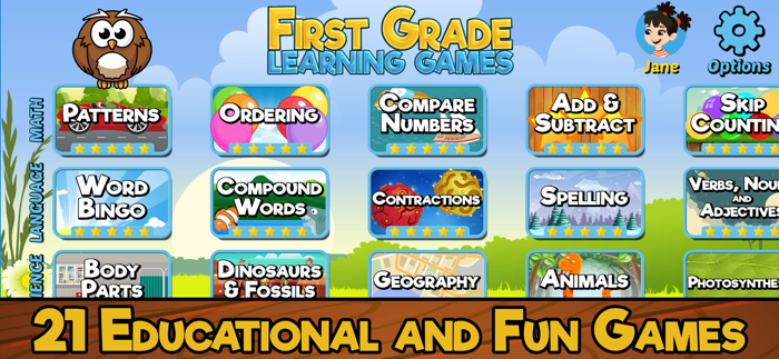 First Grade Learning Games