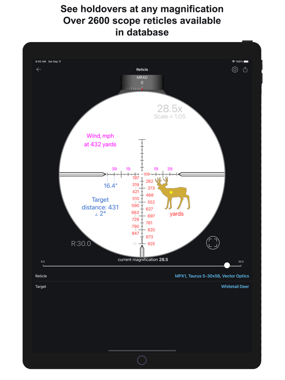 Chairgun Elite Ballistic Tool Screenshots