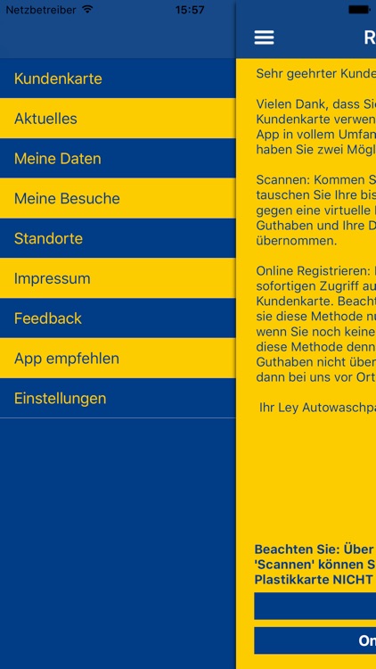 Ley Autowaschpark App