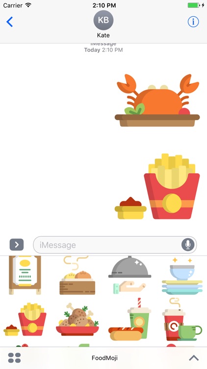 FoodMoji - Delicious Dinner Stickers