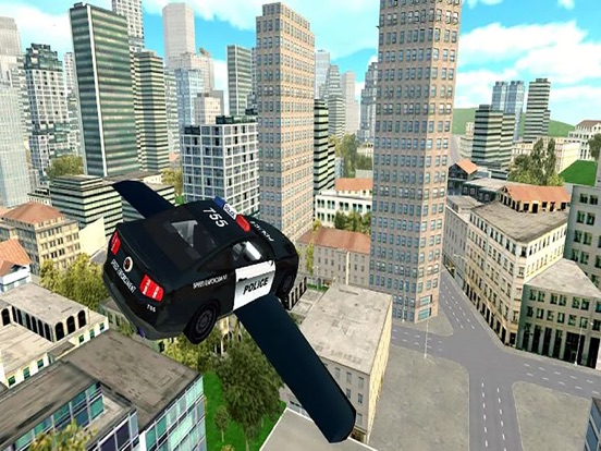 Screenshot #4 pour Extreme Fly-ing Cop Car: Turbo Race-r