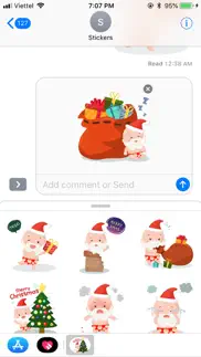 christmas bokid funny stickers iphone screenshot 3