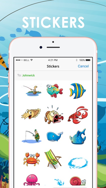 Fishing Emojis Stickers by ChatStick
