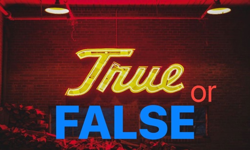 TRUE or FALSE for TV icon