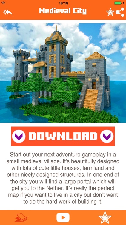 Epic castle maps for Minecraft pe