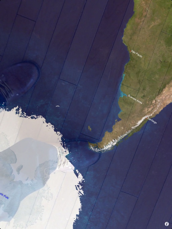 Transparent Earth -See the other side of the earth iPad screenshot 1 - Education app