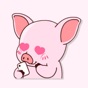 Crazy Pink Pig Stickers app download