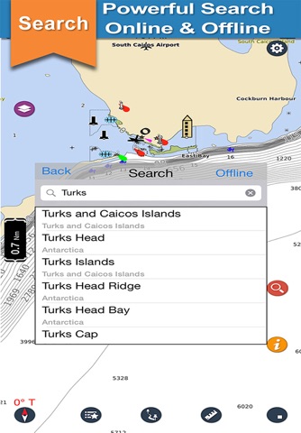 Turks & Caicos Is. Boaters Map screenshot 3