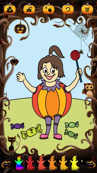 Kidoko Halloween Paint Screenshot