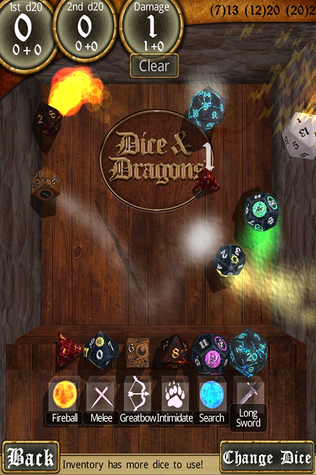 Dice & Dragons - RPG Dice Roller screenshot 2