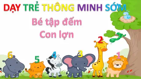 Cùng Bé Học Số - Học Đếm Các Đồ Vật