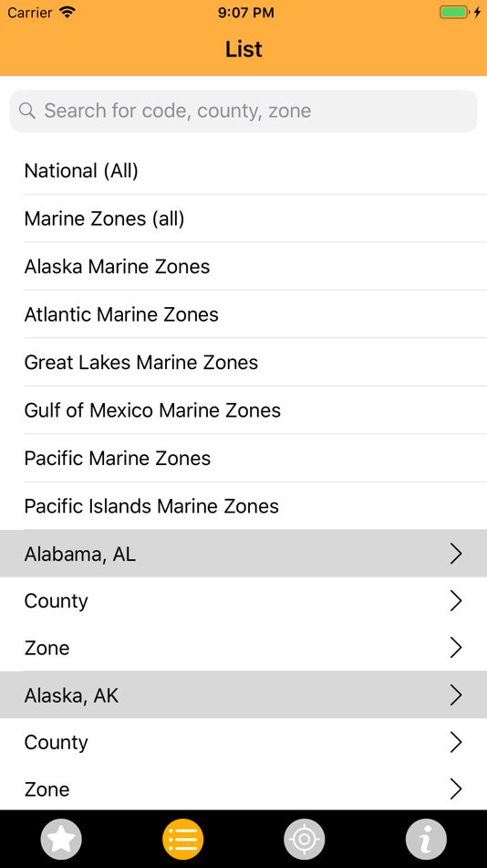 NOAA Alerts Weather - 2.7 - (iOS)