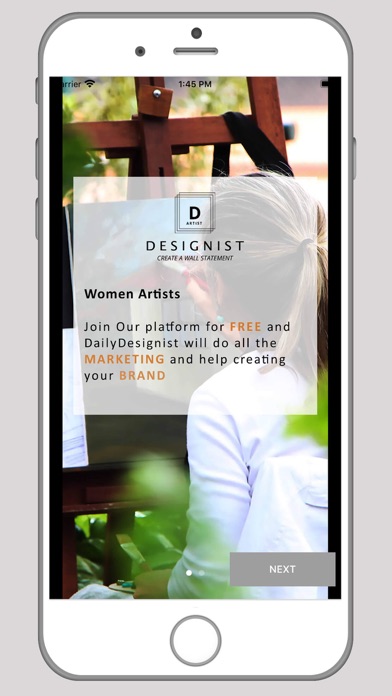 DailyDesignist Artists Screenshot