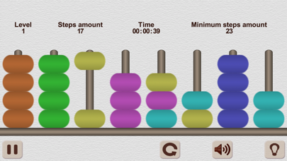 Color Heap Puzzle. The idea of Hanoi Tower (ad-free) screenshot 4