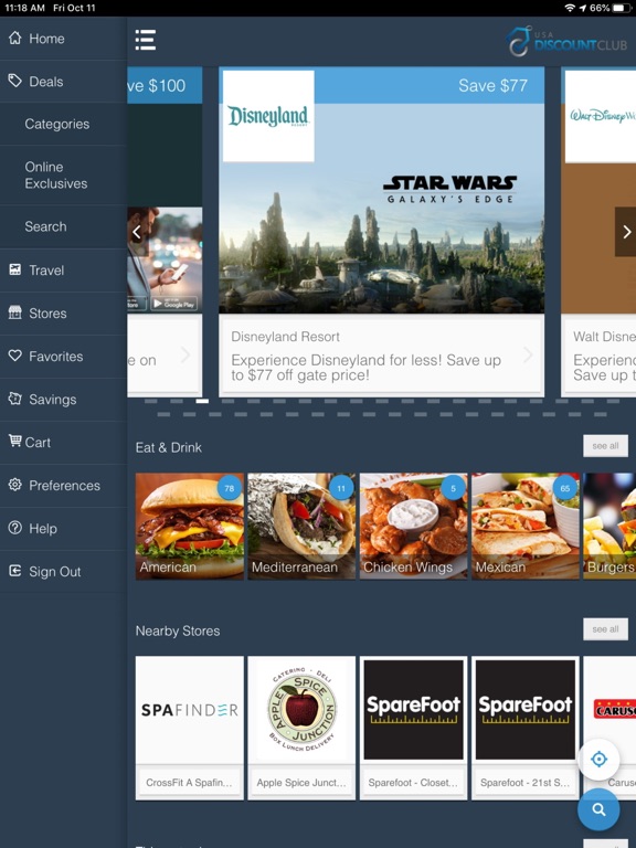USA Discount Club iPad screenshot 4 - Shopping app