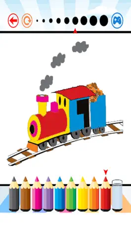 Game screenshot Train Coloring Book - Activities for Kid apk