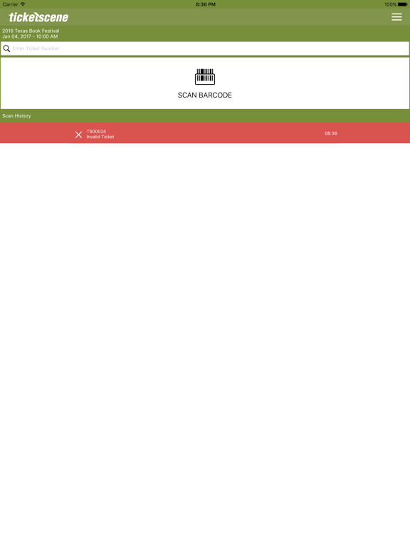 Screenshot #6 pour Ticketscene Check-in App