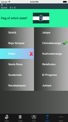 Guatemala Department Maps, Flags and Capitals screenshot 3