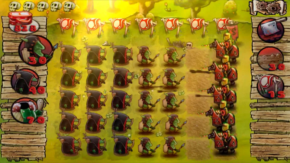 Captura de pantalla de Orcs Must Survive en iPhone 4