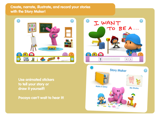 Pocoyo Playset -  Community Helpers iPad screenshot 4 - Education app
