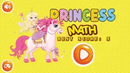Game screenshot Princess Learning Game For Kid 2nd Grade Math Test mod apk