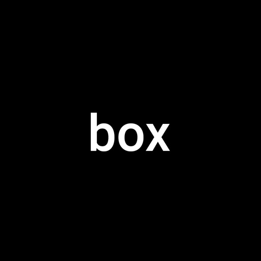 BlackBox - Text Icon