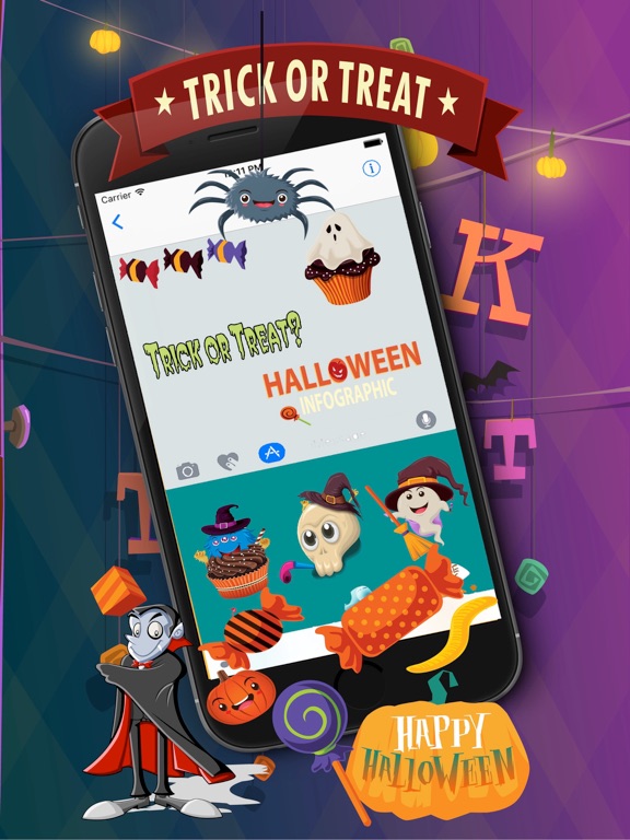 Screenshot #6 pour HalloMoji  Halloween Emojis