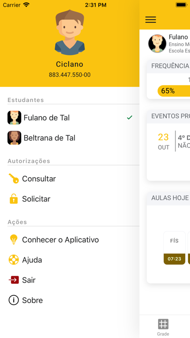 Escola RS - Estudante iPhone screenshot 2