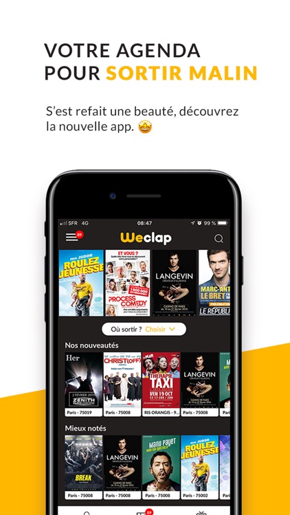 Weclap: Votre agenda sorties !