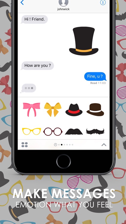 Accessories Vintage Dress Up Stickers for iMessage