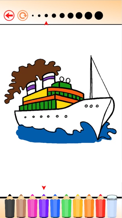 Titanic Painting - Boat coloring book for me