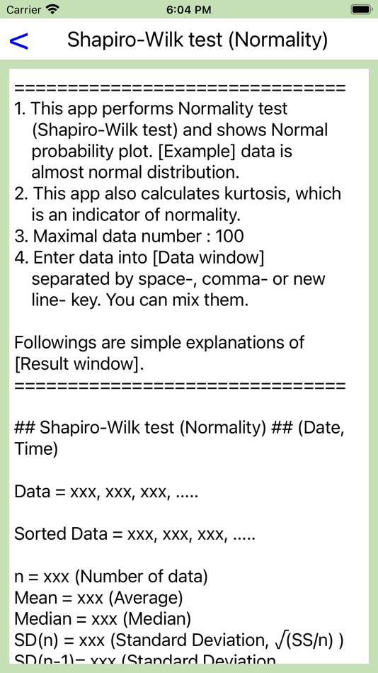 #6. Stats tester mini (iOS) 由: Hideki Ono