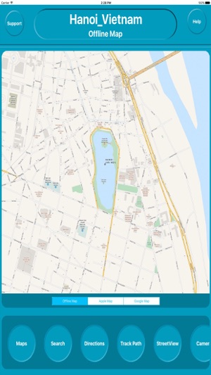 Hanoi Vietnam Offline City Maps Navigation(圖1)-速報App