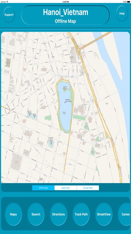 Hanoi Vietnam Offline City Maps Navigation