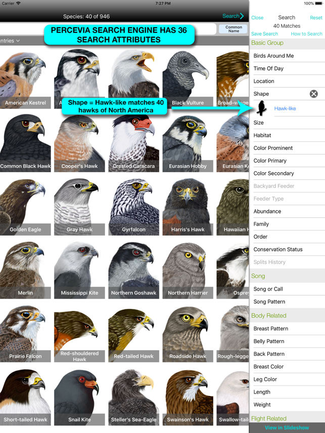 ‎iBird Pro Guide to Birds Capture d'écran