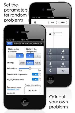 Russian Multiplication screenshot 2