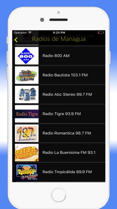 Screenshot #2 pour Radios Nicaragua - Emisoras de Radio en Vivo FM AM