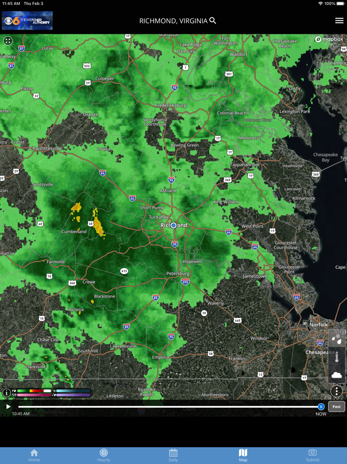 CBS 6 Richmond Va. Weather