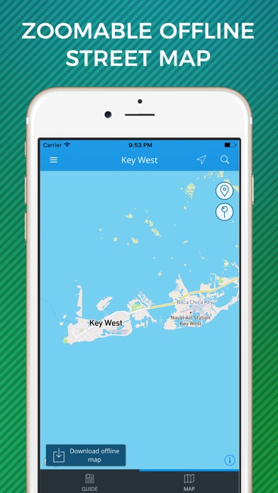Key West Travel Guide with Offline Street Map screenshot 3