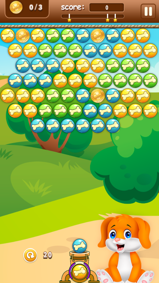 #3. Bubble Jack - Dog Shoot Bubbles (iOS) By: Vadim Shendrikov