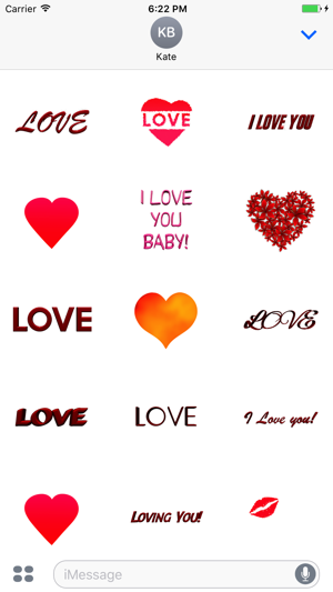 Love Stickers for iMessage, 心，英國報價(圖2)-速報App