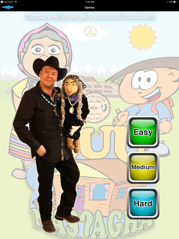 Tsuut'ina iPad screenshot