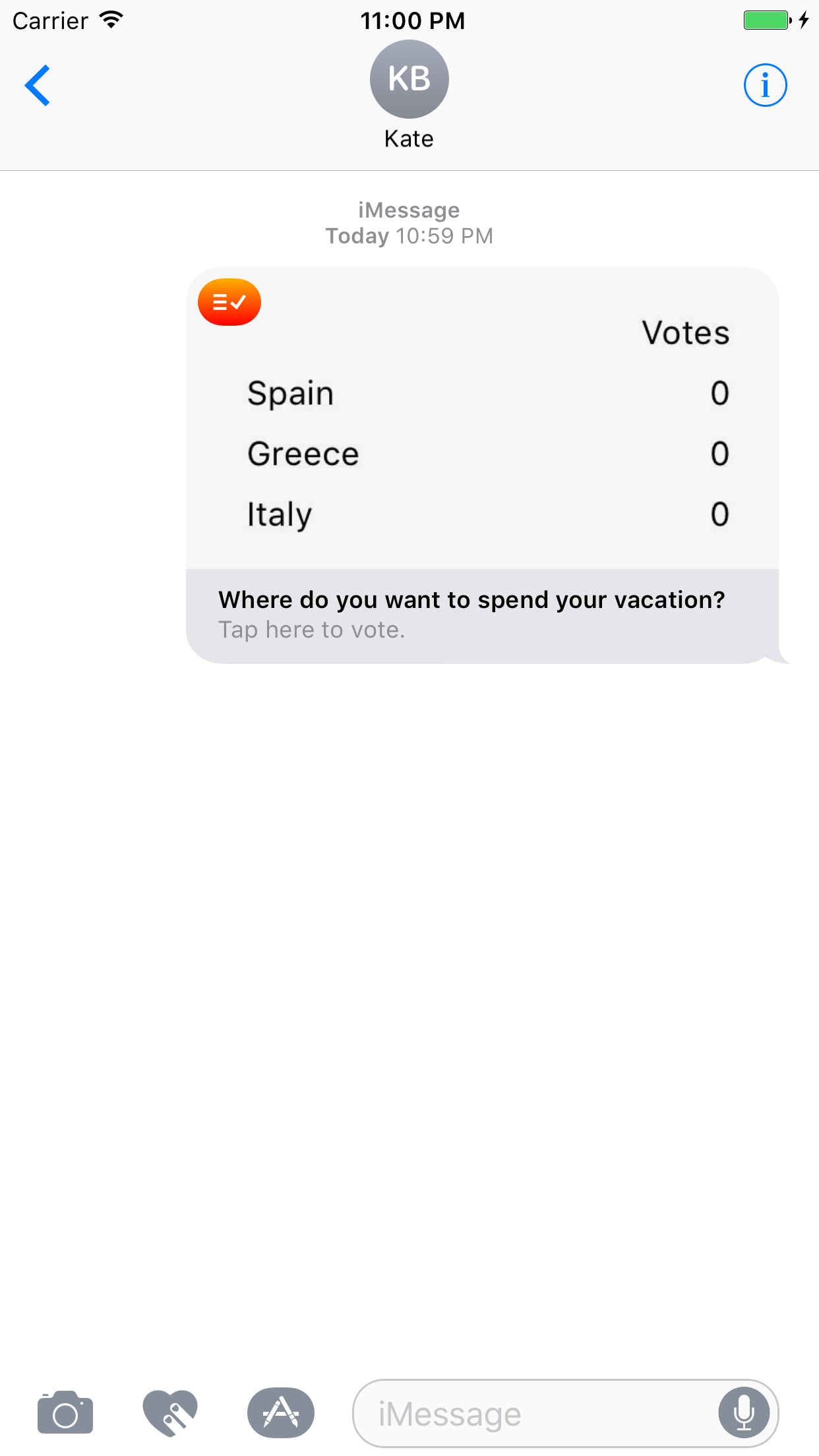 Poll / Survey