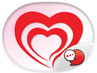 Red Heart Collection Stickers for iMessage