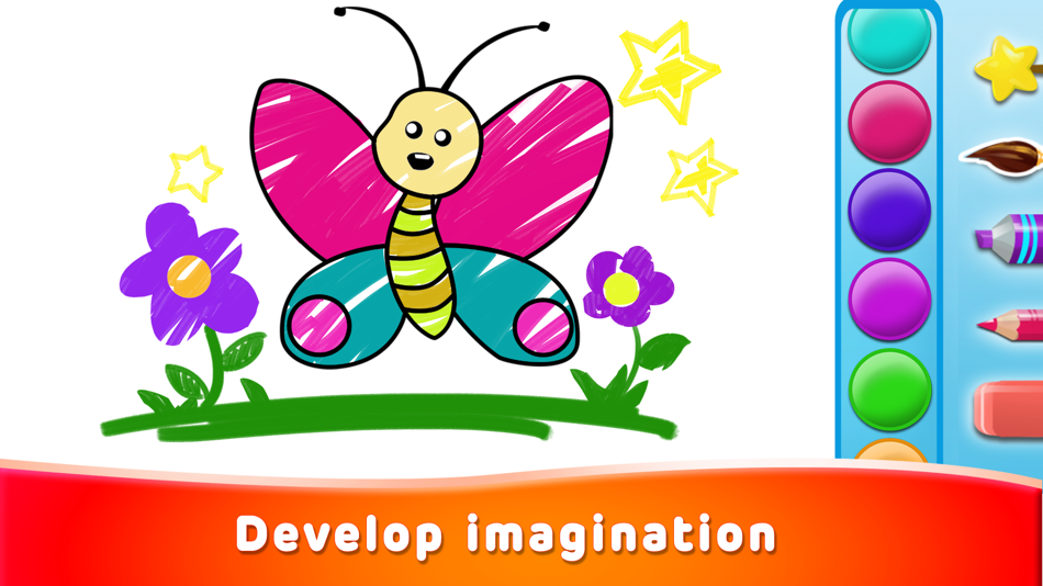 #1. Toddler game for 2,3 year olds (iOS) 由: Clapenjoy Kids Learning games for toddlers, boys and girls GmbH