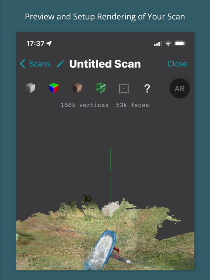rooomLiDAR 3D Scan App