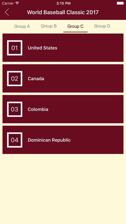 Schedule of WBC 2017 screenshot-3