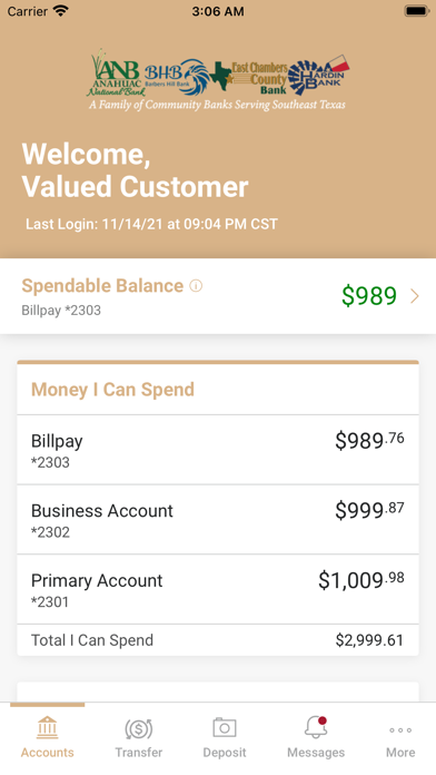 Anahuac National Bank Mobile Screenshot