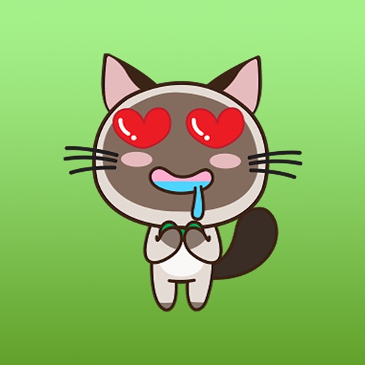 Animated Scarlett The Brown Cat Stickers icon