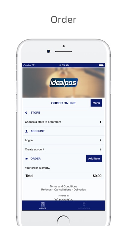 Idealpos Online Ordering